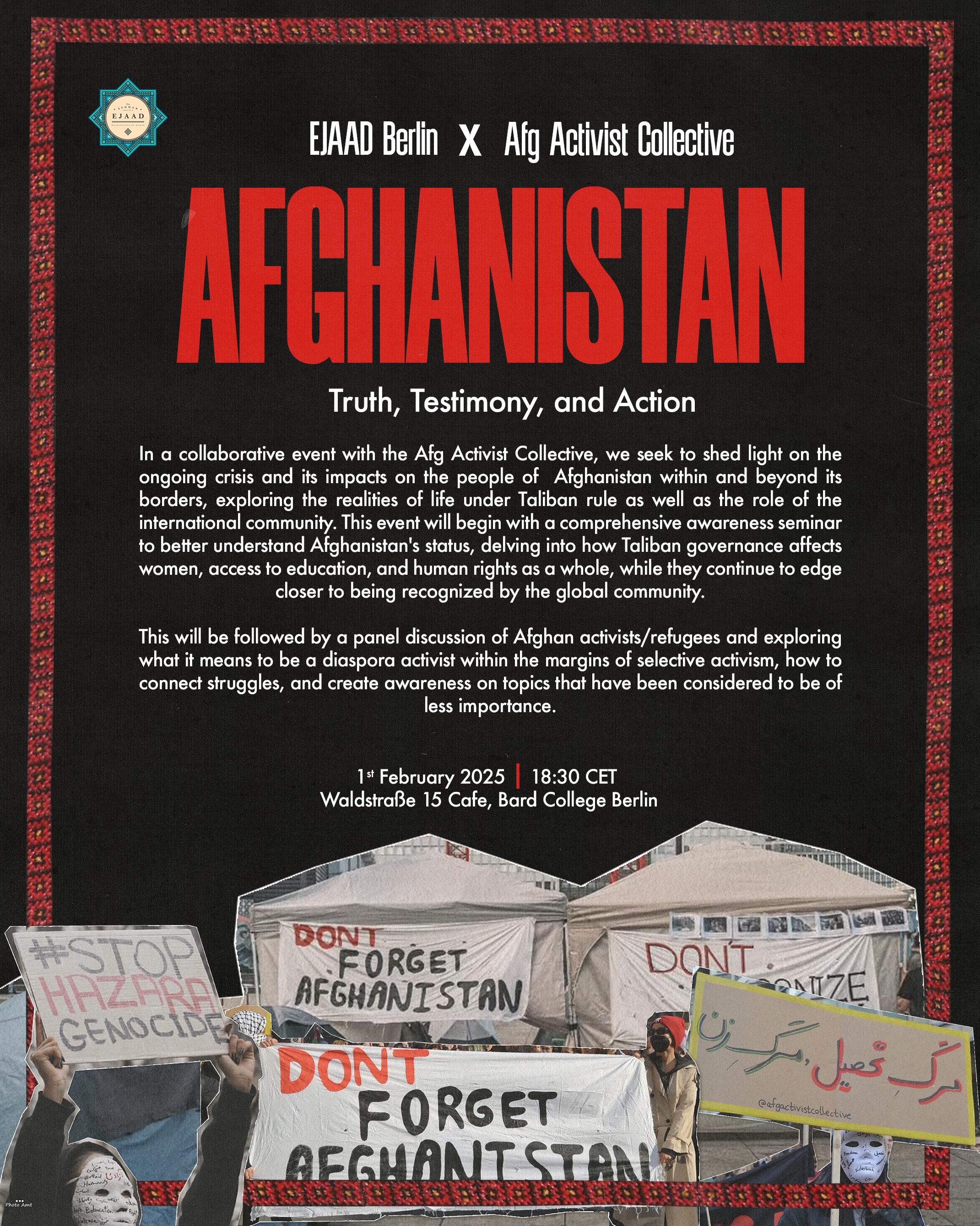 EJAAD Berlin x Afghanistan Activist Collective