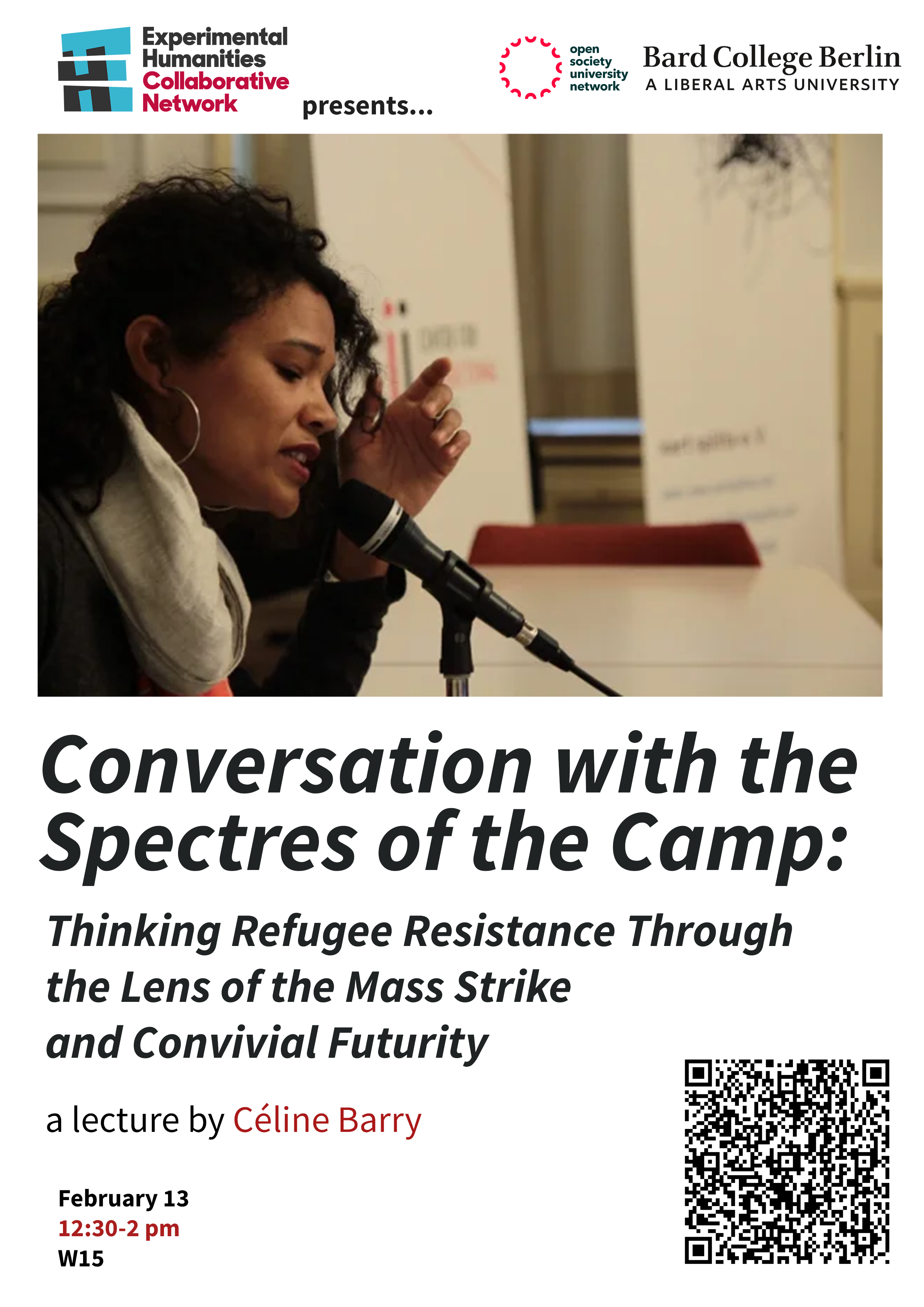 Conversation with the Spectres of the Camp: Thinking Refugee Resistance Through the Lens of the Mass Strike and Convivial Futurity