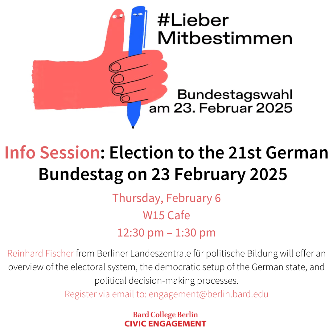 Election to the 21st German Bundestag on 23 February 2025 - Info Session