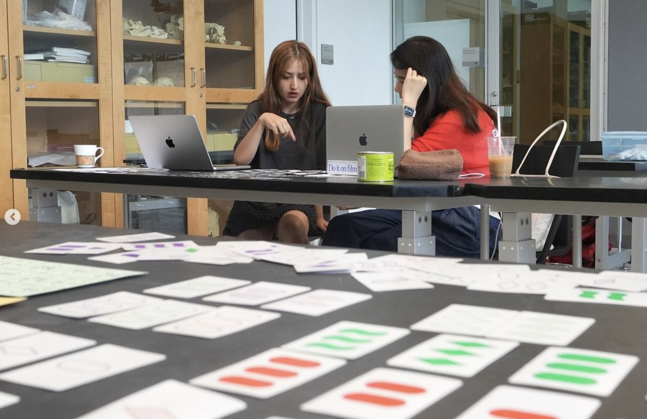 Students during the Bard Summer Research Institute. Each year, students spend eight weeks in residence at Bard developing and pursuing projects in the empirical or quantitative fields. Photo by Wais Kakarr ’26