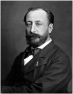 Camille Saint-Saens as a young man. French composer (1835-1921