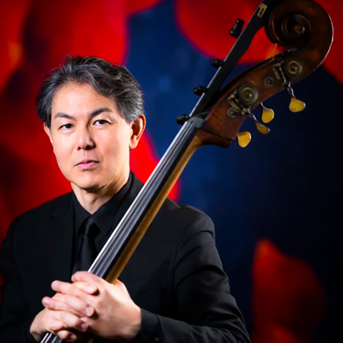 Satoshi Okamoto, Bard Conservatory faculty in double bass. Photo by Chris Lee