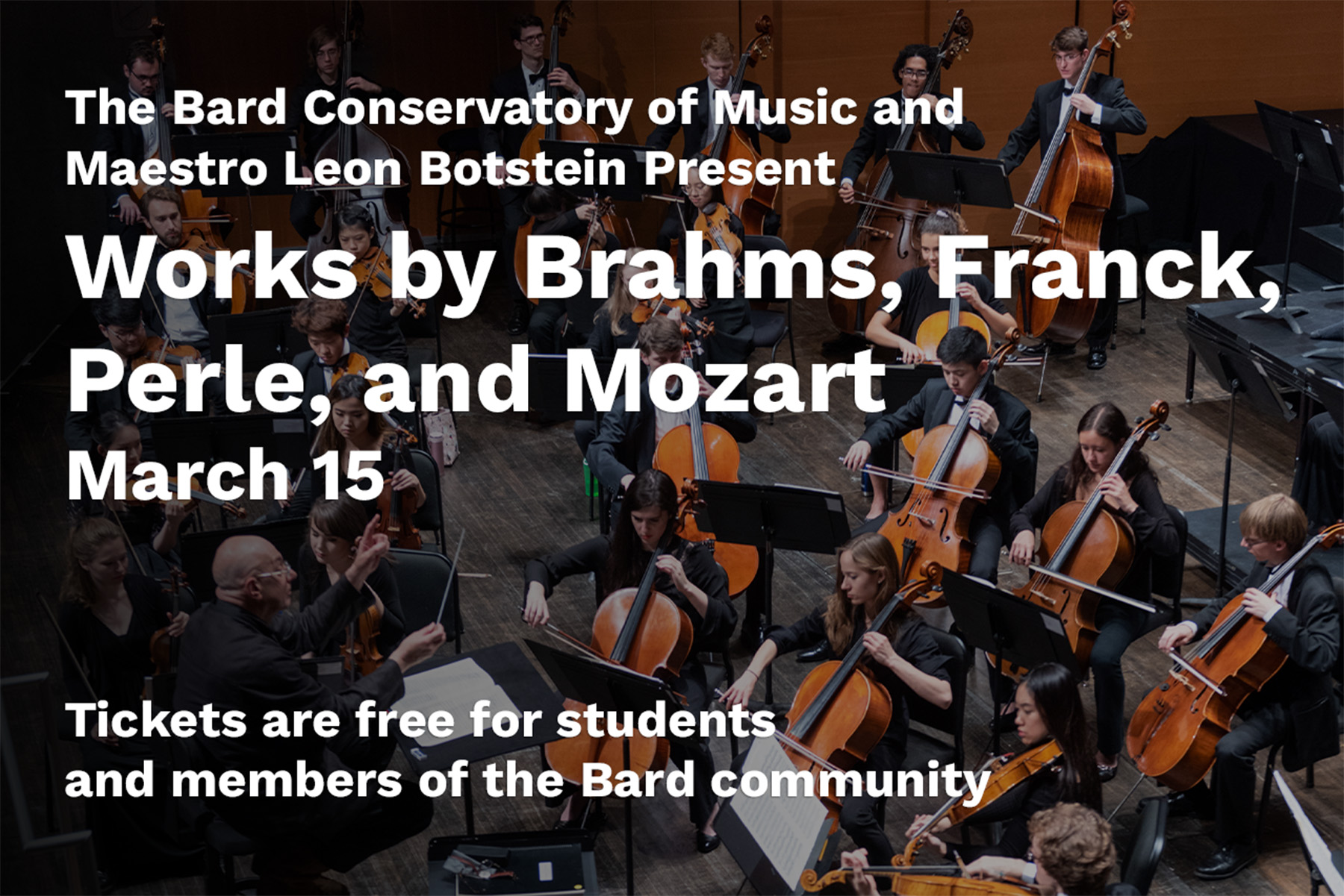 Bard Conservatory of Music Concert on March 15, 2025