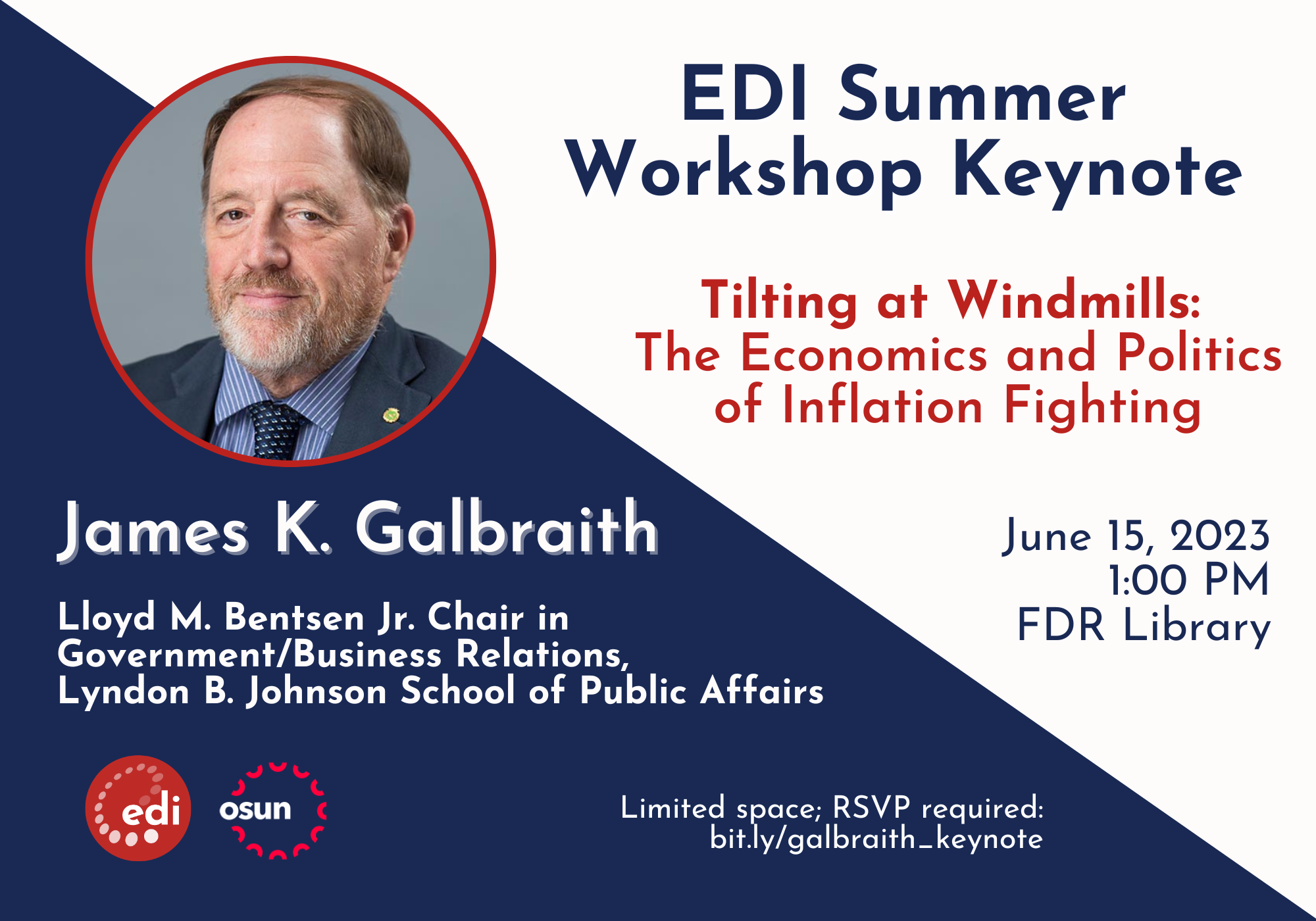 James K Galbraith on &quot;The Economics and Politics of the Fed&#39;s Fight Against Inflation&quot;