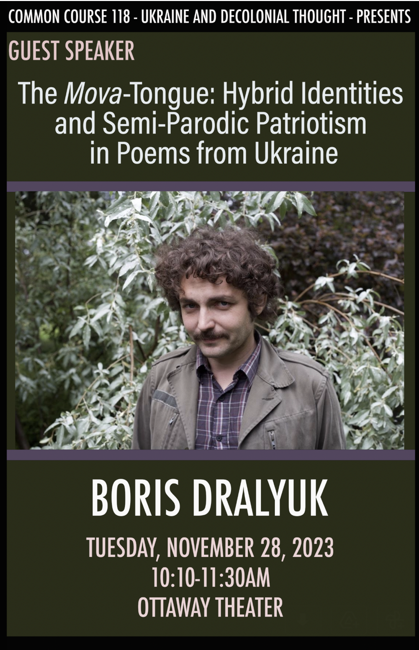 The Mova-Tongue: Hybrid Identities and Semi-Parodic Patriotism in Poems from Ukraine