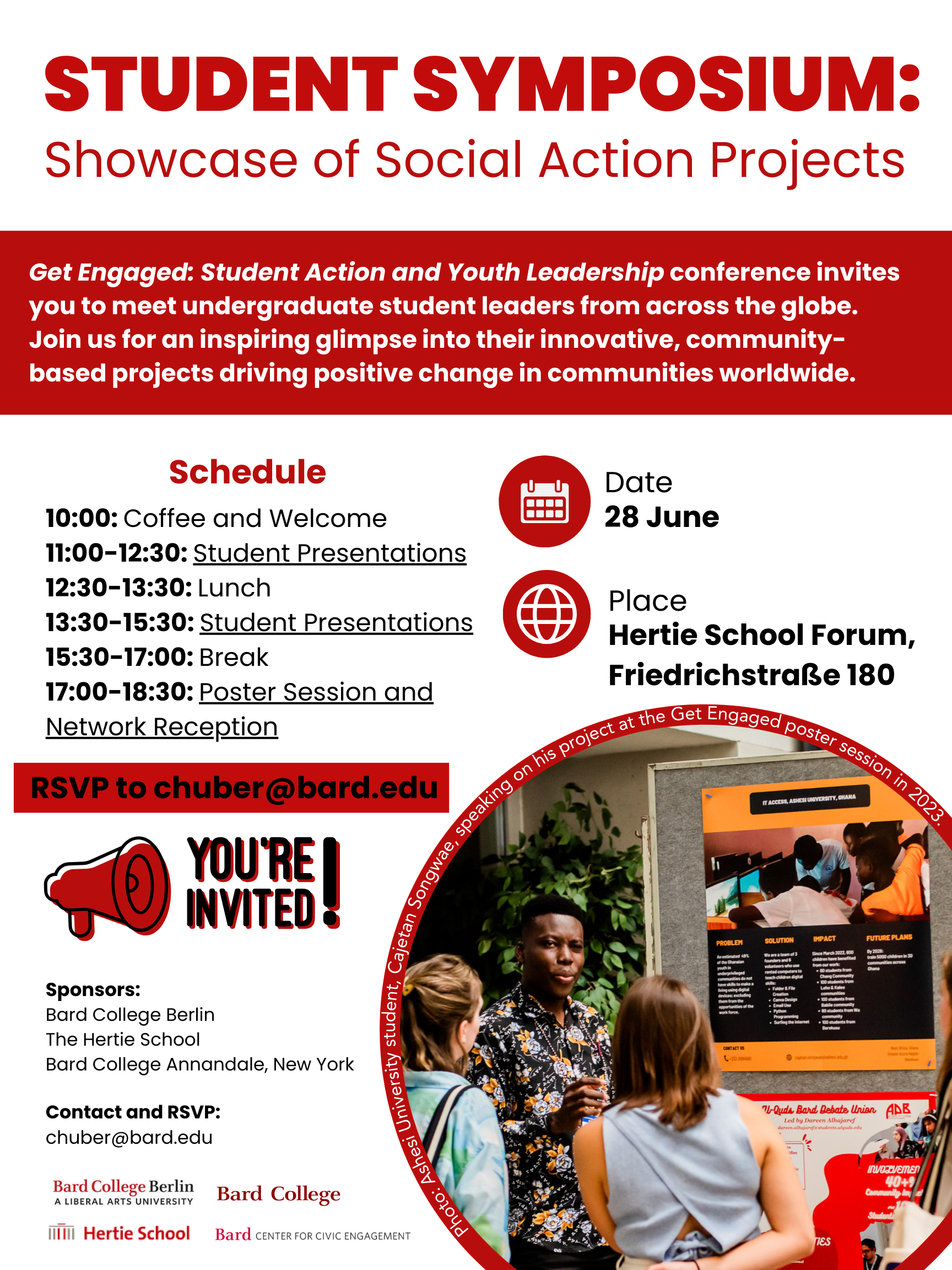Get Engaged Conference Student Symposium: Showcase of Social Action Projects