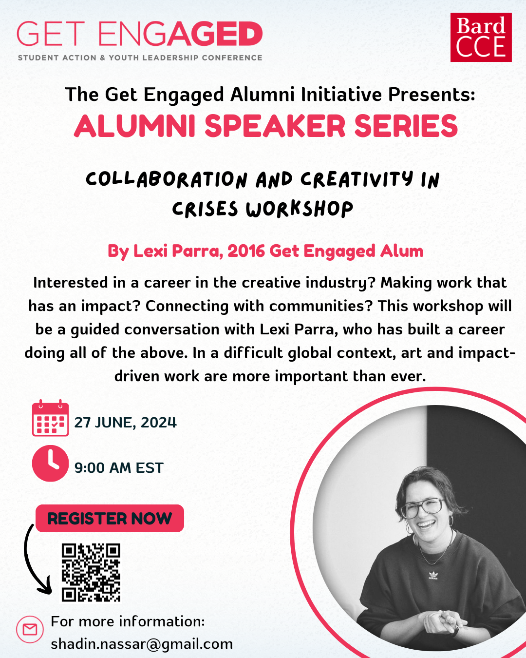 Get Engaged Alumni Speaker Series: &quot;Collaboration and Creativity in Crises&quot;