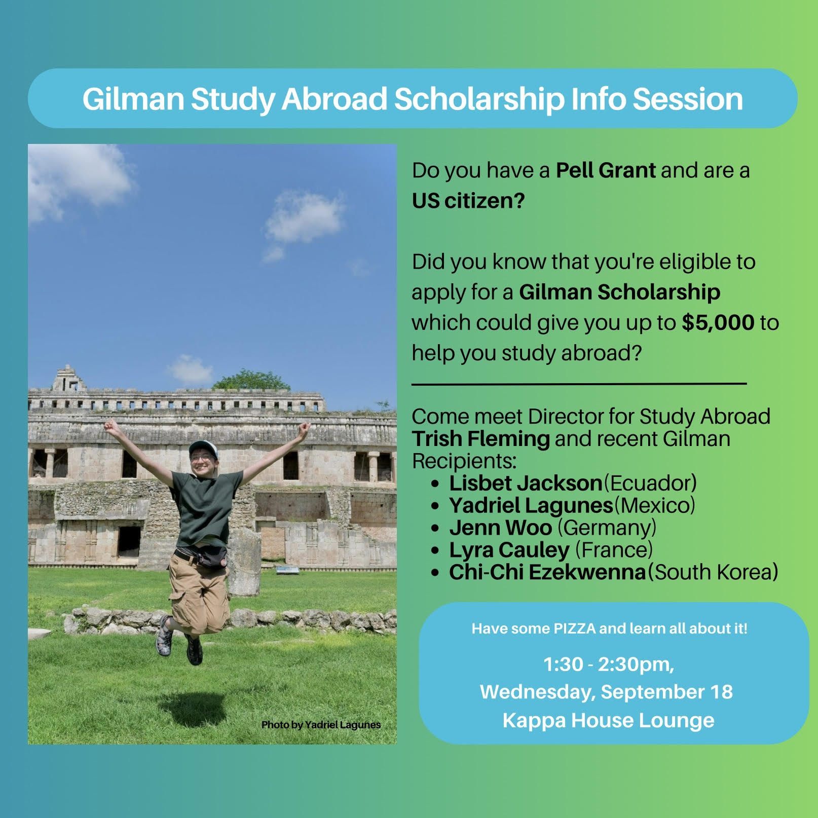 Gilman Study Abroad Scholarship Info Session