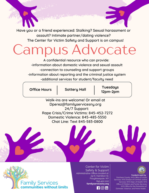 Campus Advocate Open Office Hours