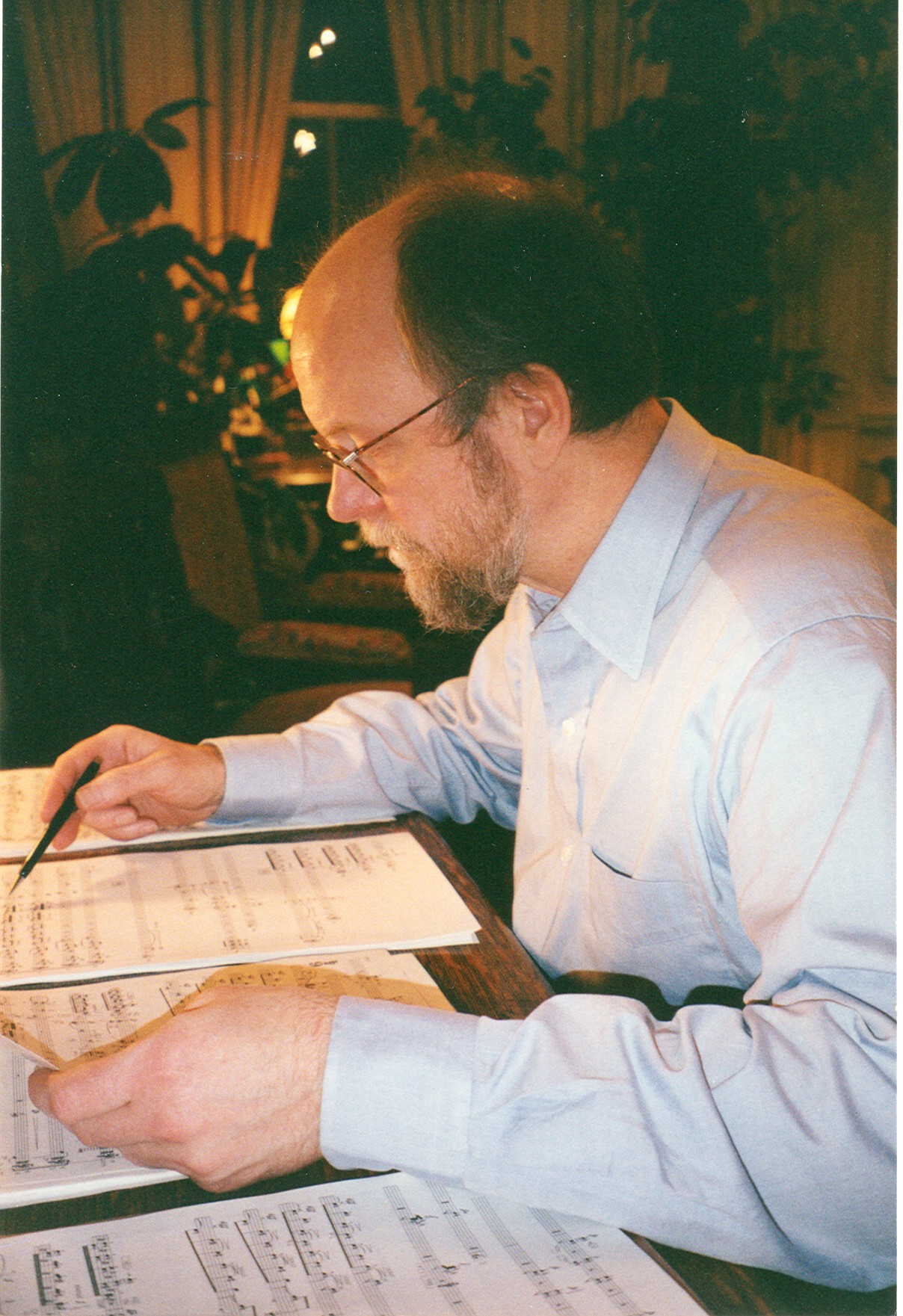 Charles Wuorinen at Home