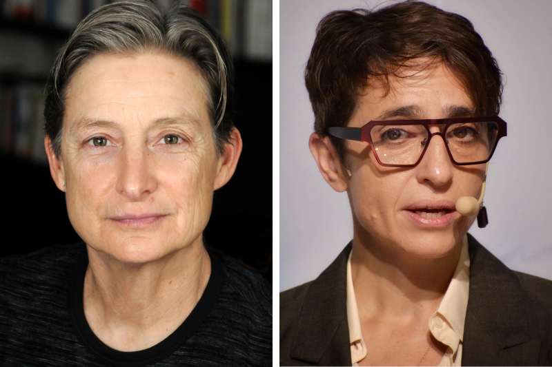 Judith Butler (left) and Masha Gessen&nbsp;(right). Photos courtesy of Wikimedia Commons.