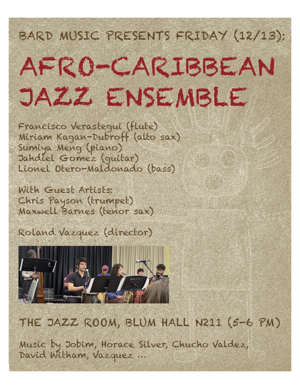 Afro-Caribbean Jazz Ensemble Concert