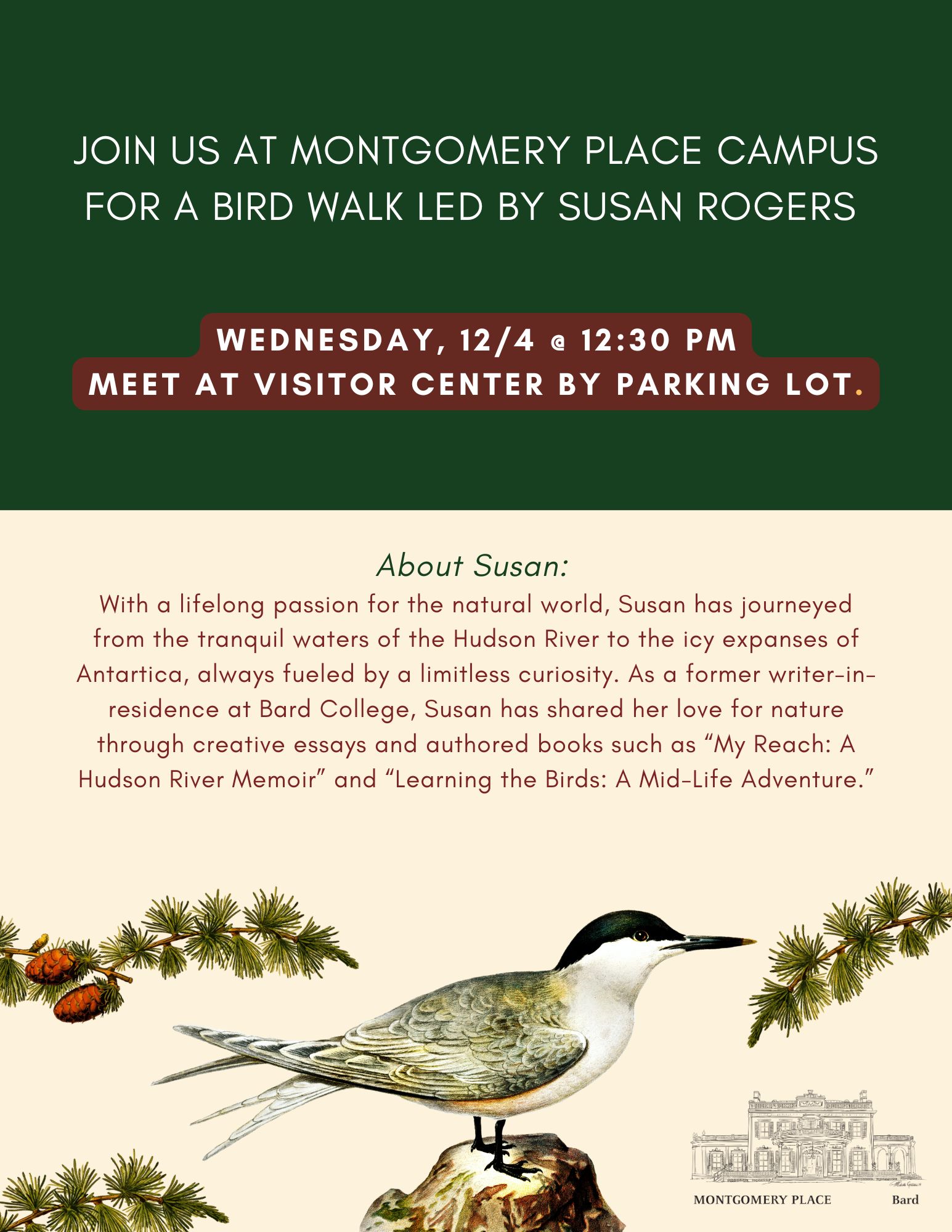 Montgomery Place Winter Bird Walk