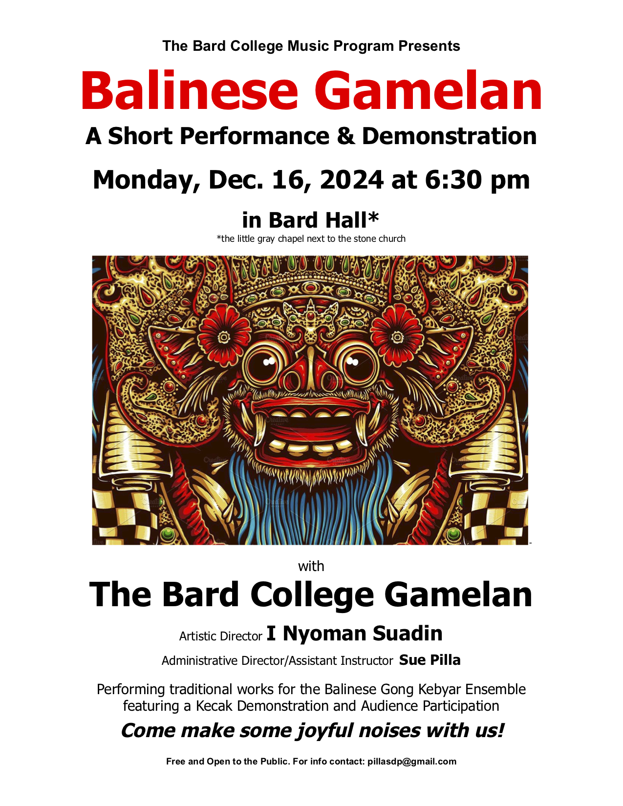 Bard Gamelan Ensemble