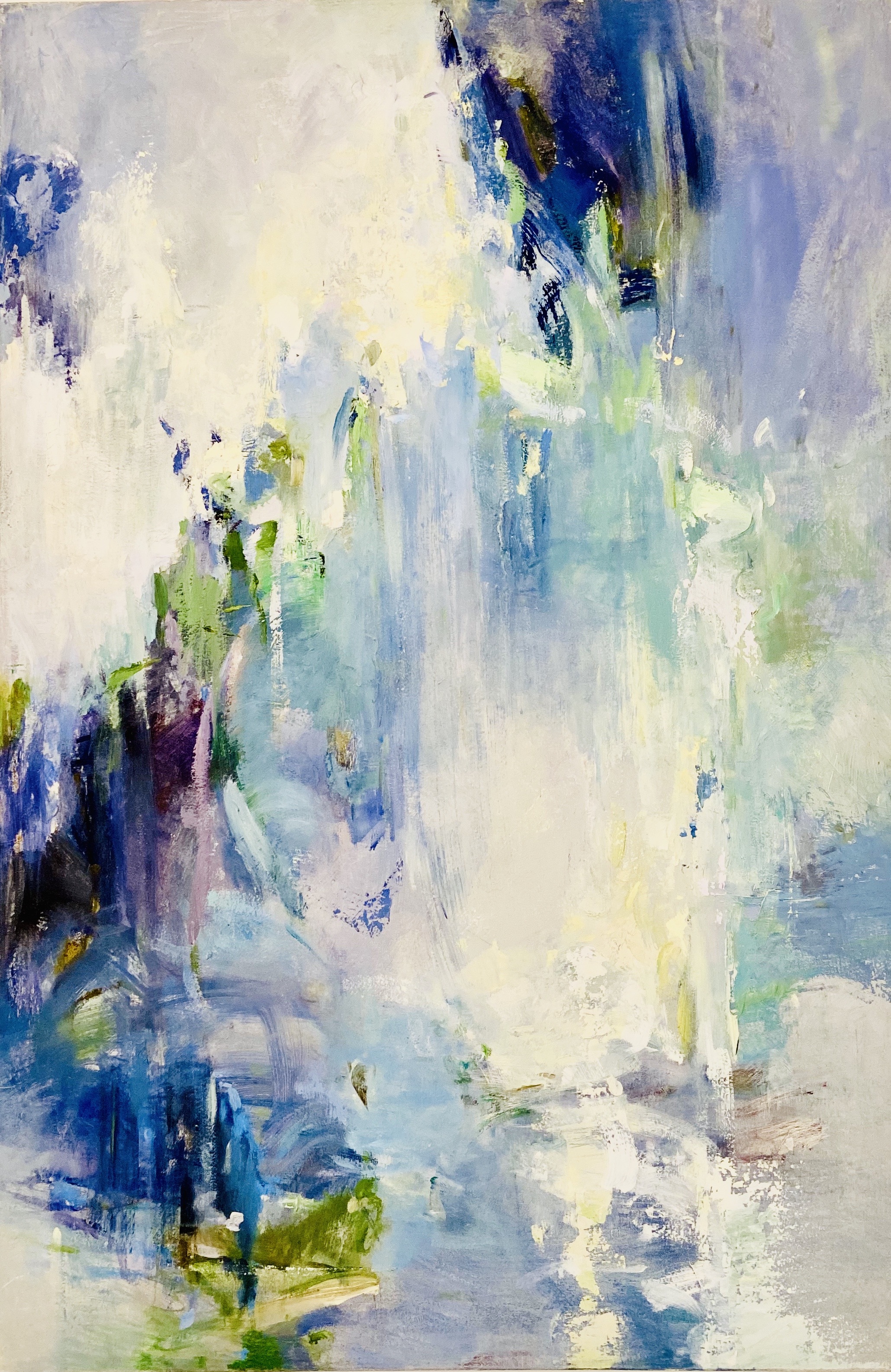 Artwork by&nbsp;Peggy Gyulai.&nbsp;This particular painting is inspired by the 3rd movement from the solo piano piece, Image Book 1 by Debussy, called Mouvement.