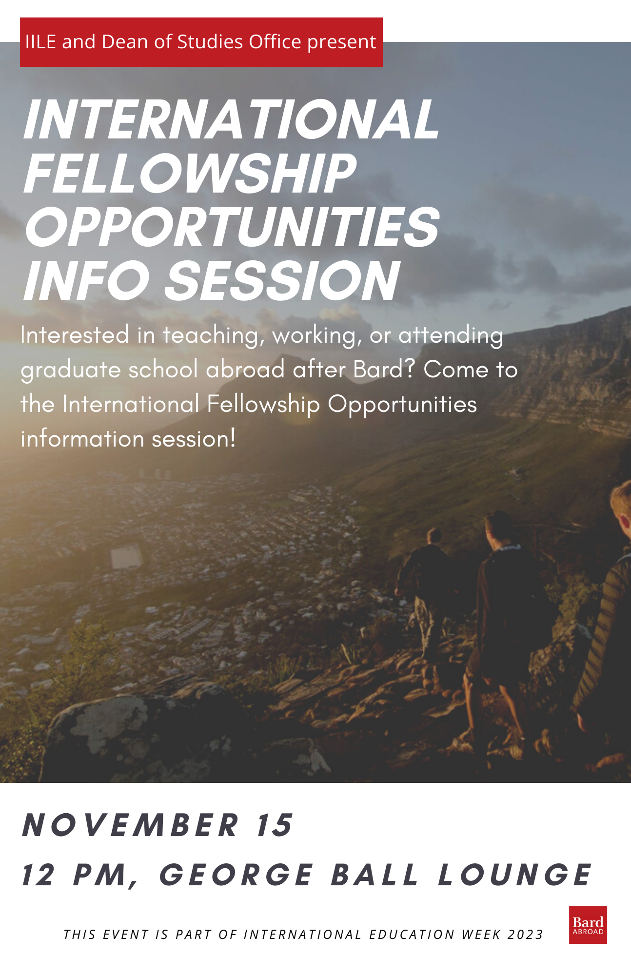 International Fellowship Opportunities Info Session