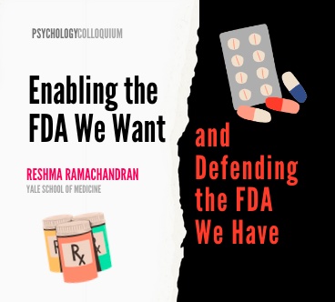 A poster for the talk "Enabling the FDA We Want and Defending the FDA We Have".; Enabling the FDA We Want and Defending the FDA We Have