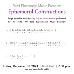 Bard Experimental Music Ensemble&nbsp;