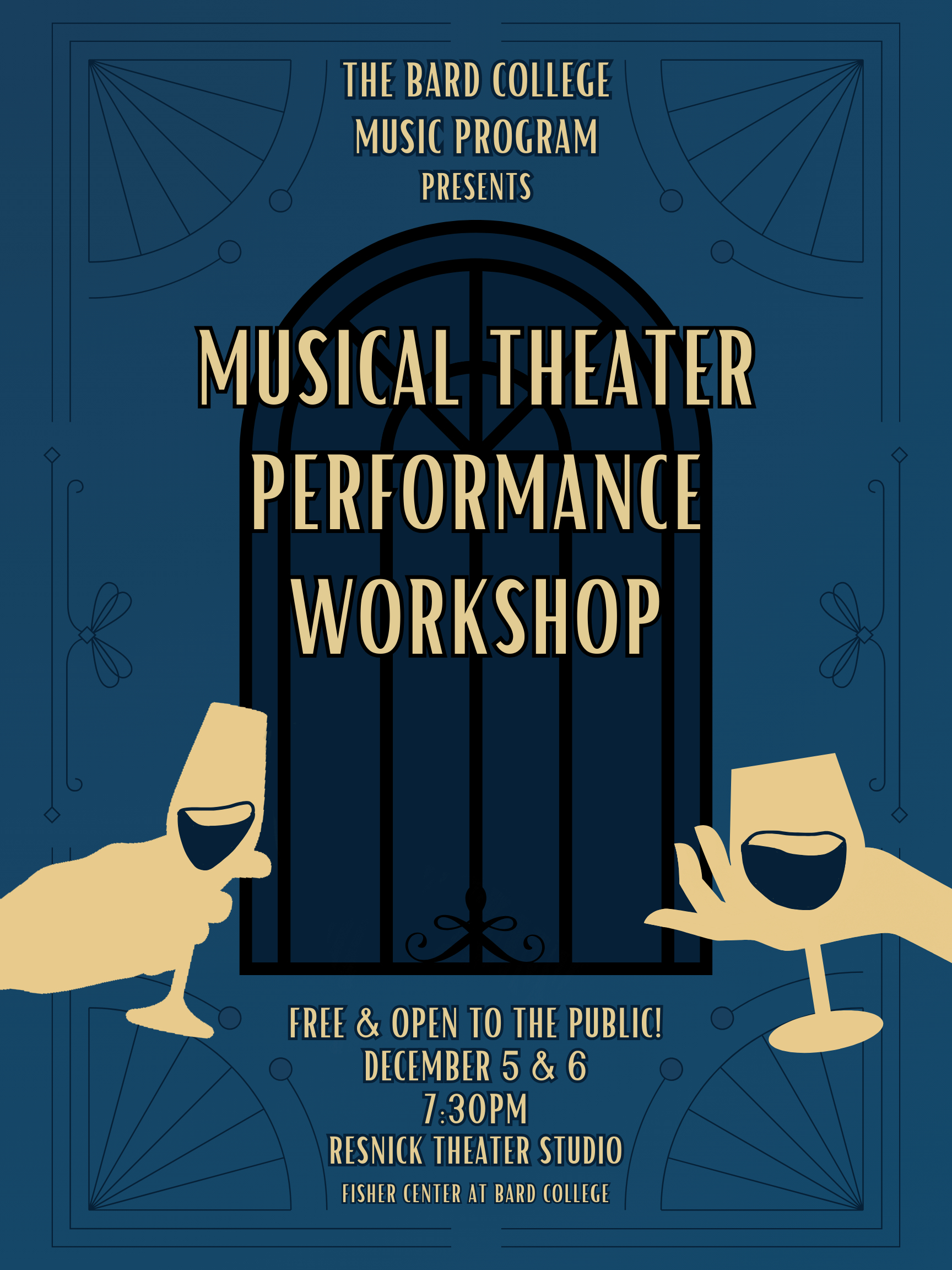 A flyer for the musical theater performance workshop.; Musical Theater Performance Workshop