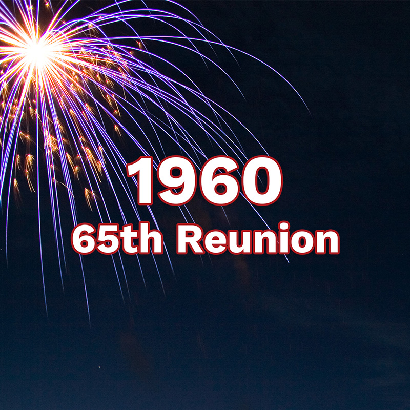 Class of&nbsp;1960 &ndash; 65th Reunion